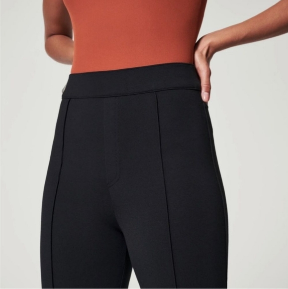 Spanx The Perfect Pant Hi Rise Flare Black size M - Picture 3 of 10